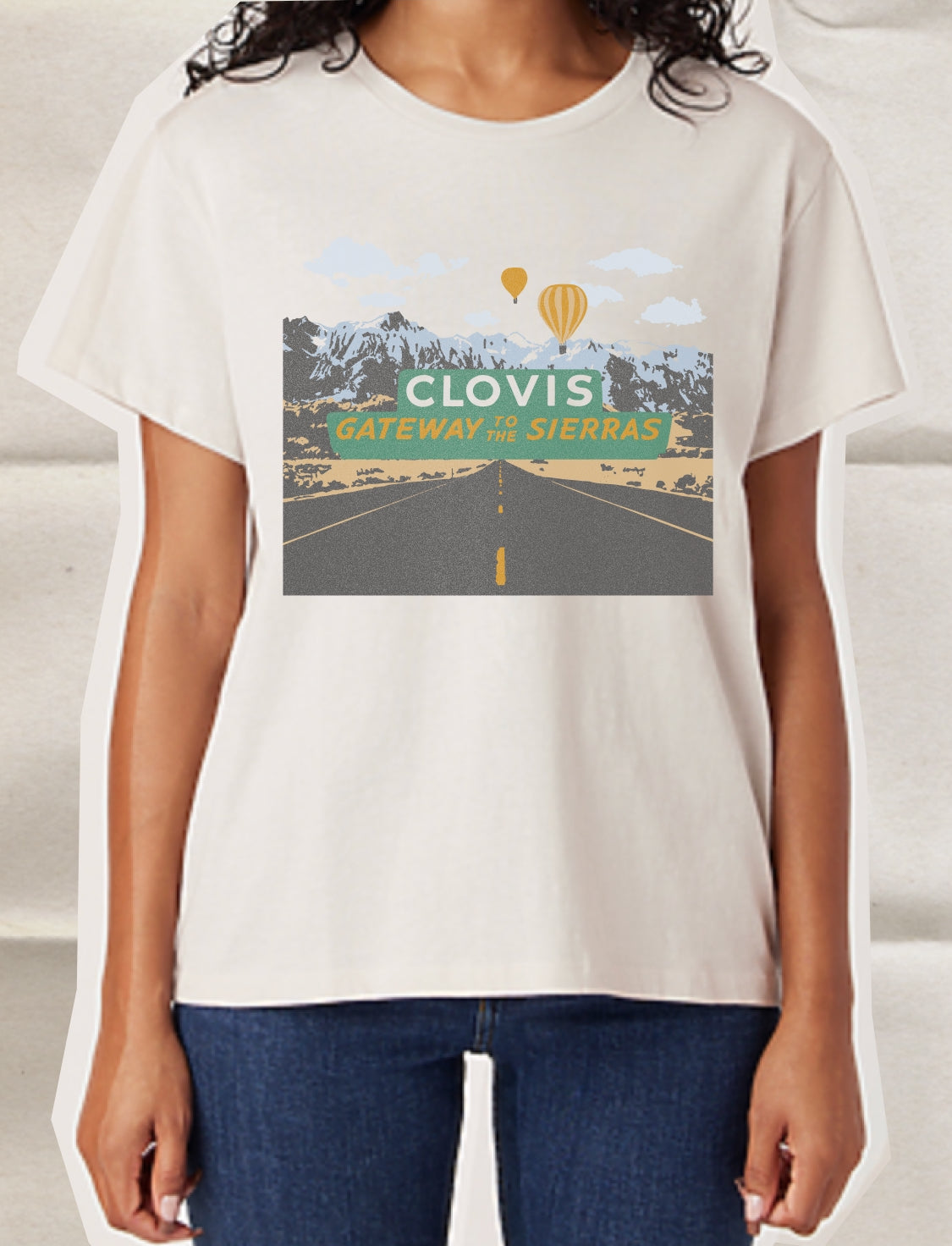 Clovis Gateway to the Sierras Tee