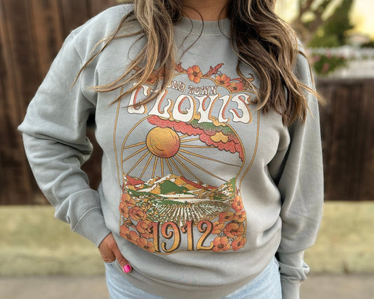 Old Town Clovis 1912 Washed Pullover