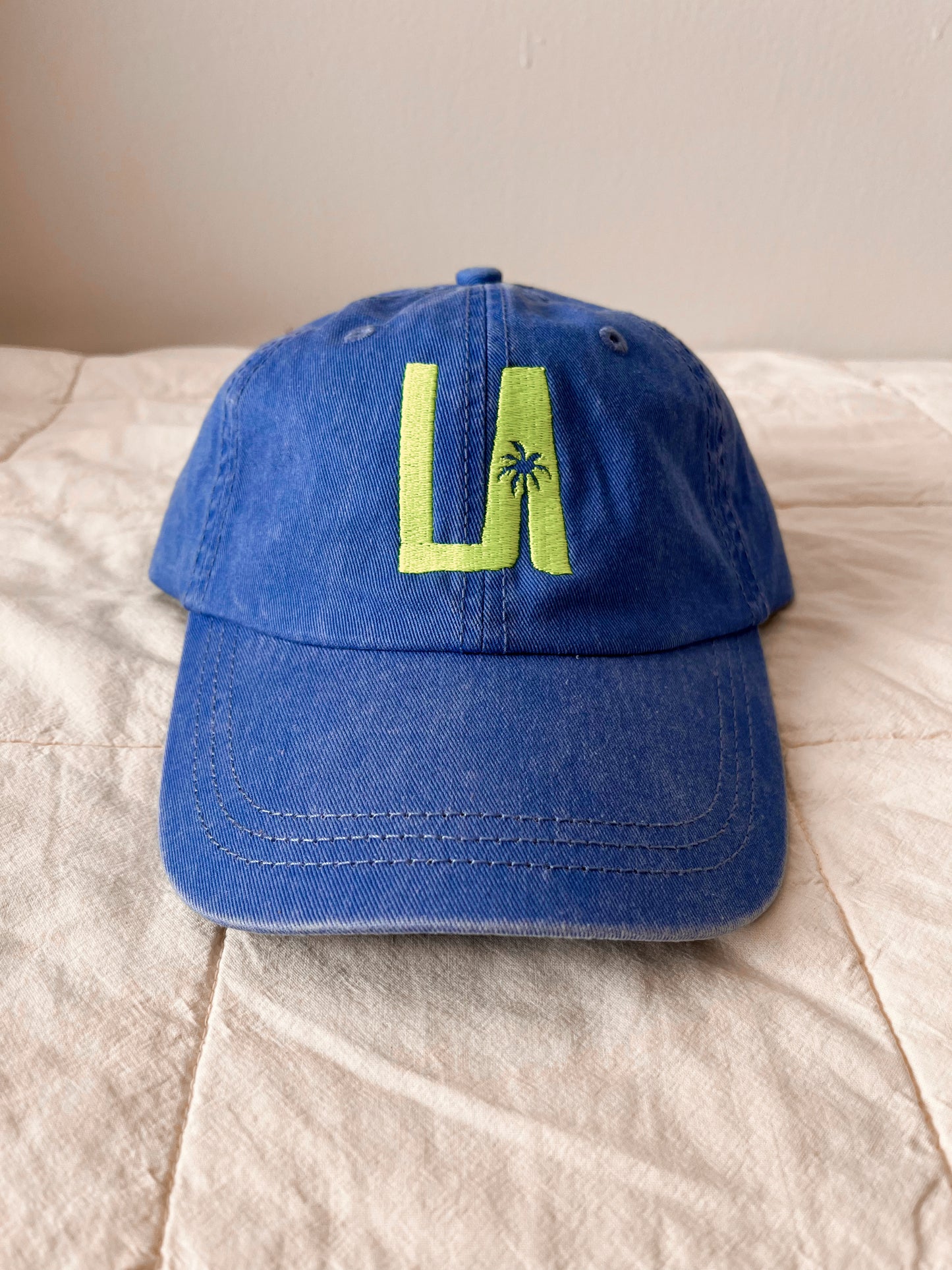 LA Logo Vintage Washed Dad Hat