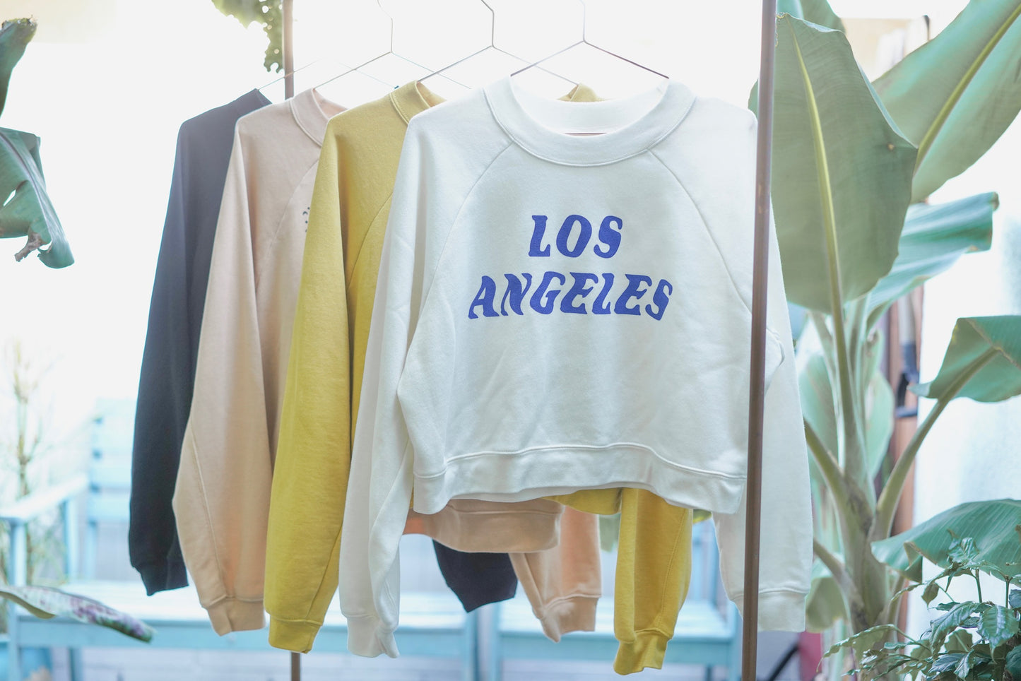 Groovy Los Angeles Cropped Sweatshirt