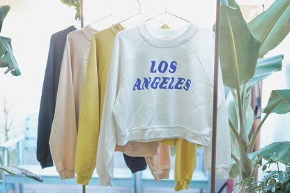 Groovy Los Angeles Cropped Sweatshirt