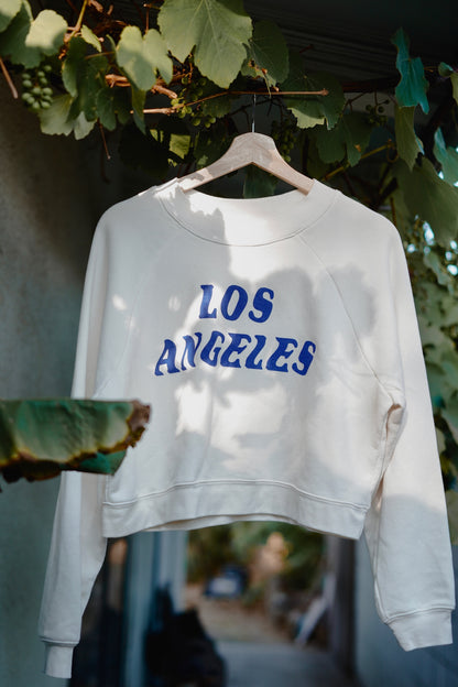 Groovy Los Angeles Cropped Sweatshirt