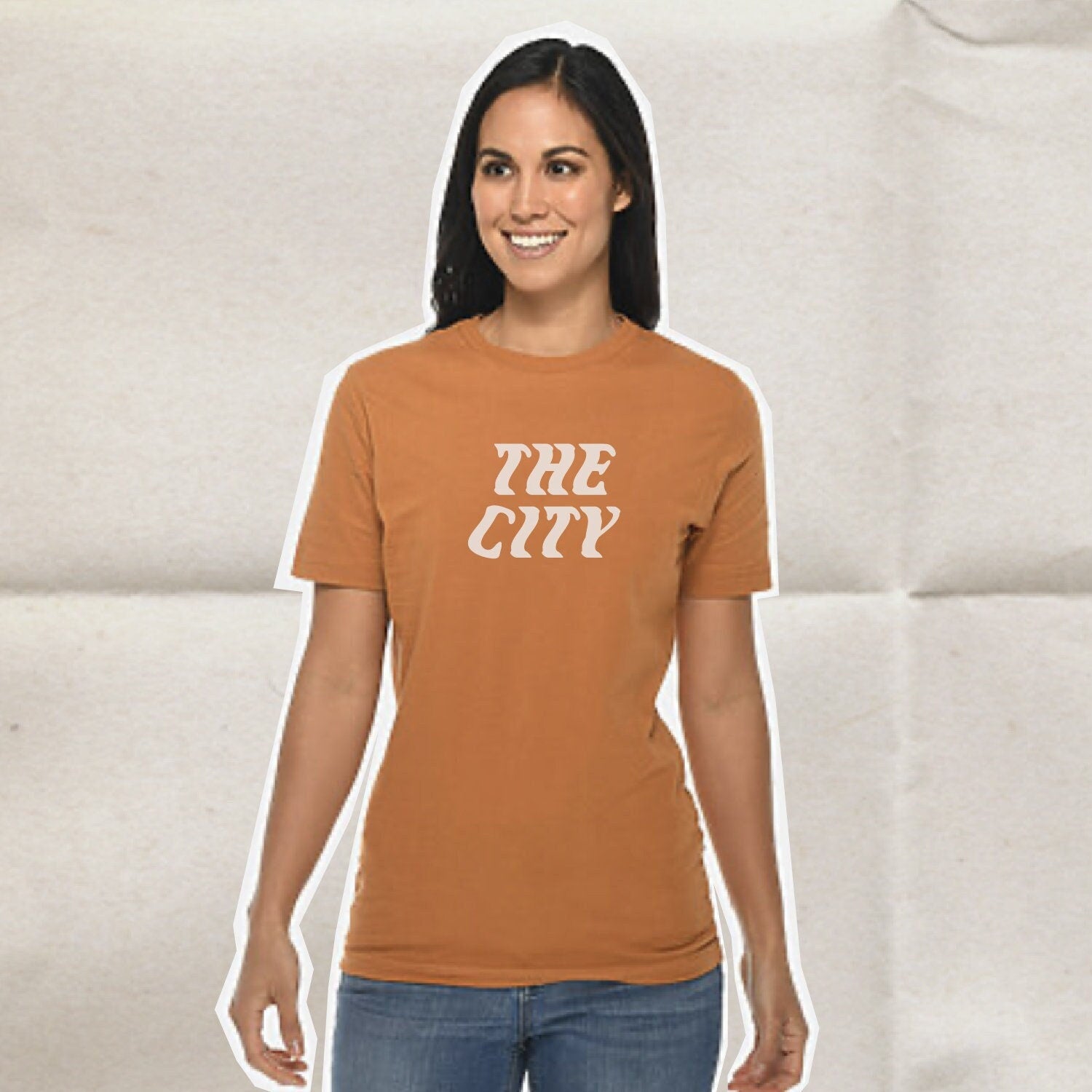 Unisex The City Pumpkin Short Sleeve Tee Shirt